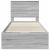 Cadru de pat cu sertar Gri Sonoma 75 x 190 cm Lemn Ingineresc GartenMobel Dekor