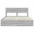 Cadru de pat cu sertar Gri Sonoma 200 x 200 cm Lemn Ingineresc GartenMobel Dekor