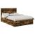 Cadru de pat Stejar fumuriu 150 x 200 cm Lemn Ingineresc GartenMobel Dekor