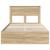 Cadru de pat Stejar Sonoma 120 x 190 cm Lemn Ingineresc GartenMobel Dekor