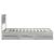 Cadru de pat cu sertar Gri Sonoma 90 x 200 cm Lemn Ingineresc GartenMobel Dekor