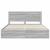 Cadru de pat cu sertar Gri Sonoma 200 x 200 cm Lemn Ingineresc GartenMobel Dekor