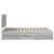 Cadru de pat cu sertar Gri Sonoma 140 x 190 cm Lemn Ingineresc GartenMobel Dekor