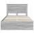 Cadru de pat cu sertar Gri Sonoma 120 x 200 cm Lemn Ingineresc GartenMobel Dekor