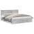 Cadru de pat Gri din beton 180 x 200 cm Lemn Ingineresc GartenMobel Dekor