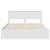 Cadru de pat cu sertar Alb 160 x 200 cm Lemn Ingineresc GartenMobel Dekor