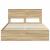 Cadru de pat Stejar Sonoma 140 x 190 cm Lemn Ingineresc GartenMobel Dekor