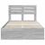 Cadru de pat cu sertar Gri Sonoma 120 x 200 cm Lemn Ingineresc GartenMobel Dekor