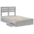 Cadru de pat cu sertar Gri Sonoma 120 x 190 cm Lemn Ingineresc GartenMobel Dekor