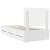 Cadru de pat cu sertar Alb 90 x 200 cm Lemn Ingineresc GartenMobel Dekor