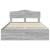 Cadru de pat cu sertar Gri Sonoma 140 x 190 cm Lemn Ingineresc GartenMobel Dekor