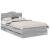 Cadru de pat cu sertar Gri Sonoma 120 x 190 cm Lemn Ingineresc GartenMobel Dekor