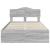 Cadru de pat cu sertar Gri Sonoma 120 x 190 cm Lemn Ingineresc GartenMobel Dekor
