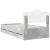 Cadru de pat Gri din beton 90 x 200 cm Lemn Ingineresc GartenMobel Dekor