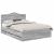 Cadru de pat cu sertar Gri Sonoma 160 x 200 cm Lemn Ingineresc GartenMobel Dekor