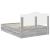 Cadru de pat cu sertar Gri Sonoma 150 x 200 cm Lemn Ingineresc GartenMobel Dekor