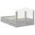 Cadru de pat cu sertar Gri Sonoma 120 x 200 cm Lemn Ingineresc GartenMobel Dekor