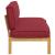 Set de canapea Roșu Vin 120 x 80 x 69 cm Lemn Solid de Acacia GartenMobel Dekor