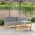Set de canapea Simplu Gri 240 x 80 x 69 cm Lemn Solid de Acacia GartenMobel Dekor