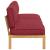 Set de canapea Roșu Vin 240 x 80 x 69 cm Lemn Solid de Acacia GartenMobel Dekor
