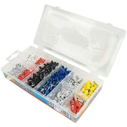 Conectori/papuci pentru cabluri electrice, pini terminali, 685 buc, Richmann GartenVIP DiyLine