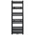 Radiator port-prosop încălzire centrală baie drept negru 500 x 1424 mm GartenMobel Dekor