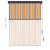 Jaluzea tip rulou de exterior, galben și albastru, 120 x 250 cm GartenMobel Dekor