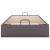 Cadru de pat otoman fără saltea Gri 80x200 cm piele artificială GartenMobel Dekor