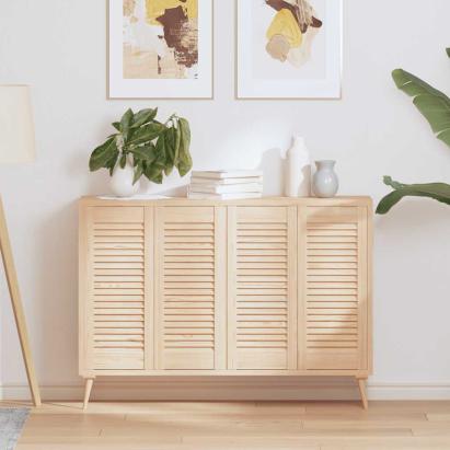 Uși de dulap design lambriu, 4 buc., 69x29,5 cm, lemn masiv pin GartenMobel Dekor