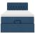 Pat otoman cu saltea albastru 100x200 cm stofa GartenMobel Dekor