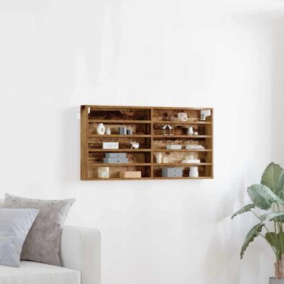 Dulap de Expunere Lemn Vechi 100 x 8,5 x 50 cm Lemn compozit GartenMobel Dekor