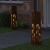 Lumină LED Solară pentru Alei 2 pcs Oțel Corten Oțel Corten GartenMobel Dekor