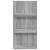 Raft pentru reviste Gri Sonoma 51 x 11 x 102 cm Lemn compozit GartenMobel Dekor