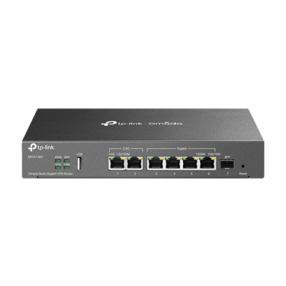 Router VPN, 2 x RJ45 2.5G, 1 x SFP Gigabit, 4 x RJ45 Gigabit, 1 x USB, 1U - TP-Link Omada ER707-M2 SafetyGuard Surveillance