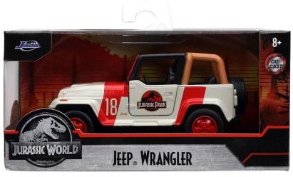 JURASSIC WORLD MASINUTA METALICA JEEP WRANGLER SCARA 1 LA 32 SuperHeroes ToysZone