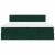 Cadru de pat otoman cu saltele Verde închis 200x200cm catifea GartenMobel Dekor
