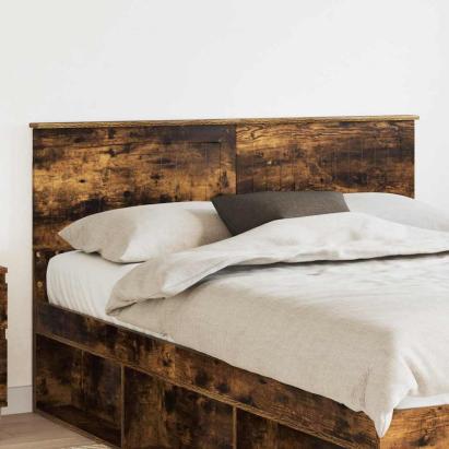 Tăblie cap cu headboard Stejar fumuriu 140 cm Lemn compozit GartenMobel Dekor