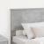 Tăblie cap cu headboard Gri din beton 90 cm Lemn compozit GartenMobel Dekor