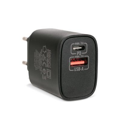 Încărcător Rapid Universal cu USB-A (QC 3.0) și USB-C PD 20W - Negru Best CarHome