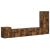 Set comodă TV Pe perete 3 pcs Stejar fumuriu Lemn compozit GartenMobel Dekor