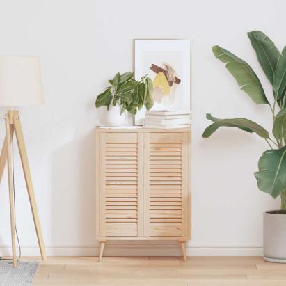 Uși de dulap design lambriu, 2 buc., 69x29,5 cm, lemn masiv pin GartenMobel Dekor