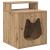 Casa pentru pisici Stejar artizanal 42,5 x 40 x 52,5 cm GartenMobel Dekor