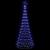 Brad de Crăciun LED cu 295 LED cu suport albastru 250 cm Metal GartenMobel Dekor