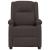Fotoliu rabatabil electric, maro închis, material textil GartenMobel Dekor