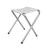 Masa plianta, camping, cu 4 scaune, aluminiu, 120x70x70 cm, Malatec GartenVIP DiyLine