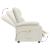 Fotoliu de masaj, crem, catifea GartenMobel Dekor
