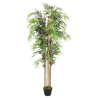 Arbore din bambus artificial 1605 de frunze 180 cm verde GartenMobel Dekor