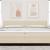 Tăblie cap cu headboard Crem 200 cm Piele artificială GartenMobel Dekor