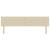 Tăblie cap cu headboard Crem 200 cm Piele artificială GartenMobel Dekor