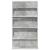 Raft pentru reviste cu raft Gri din beton 70 x 41 x 126 cm GartenMobel Dekor